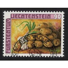 Liechtenstein Potatoes onions and garlic Field Crops 1986 CTO SG#905