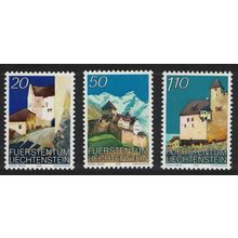 Liechtenstein Vaduz Castle 3v 1986 MNH SG#886-890