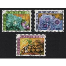 Liechtenstein Field Crops 3v 1986 CTO SG#903-905