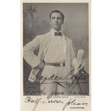Hayden Coffin Musical Comedian Half A Crown Please Hand Signed RPC Postcard