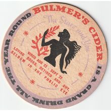 BEER MAT - BULMERS CIDER - THE STARS AND YOU - (Cat 0023) - (1958)