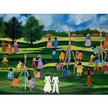 Maypoles, Anna Belle Lee Washington Poster Canvas Movie Film Print A0 A1 A2 A3 A