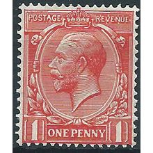 1924 SG419 1d Scarlet Wmk Block Cypher Mounted Mint ...