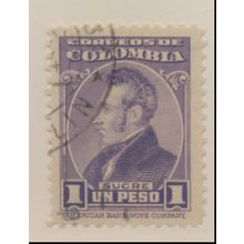 Colombia Stamp Scott #544, Used