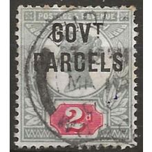 1896 O70 2d Grey-Green & Carmine Govt Parcels Official Fine Used ..