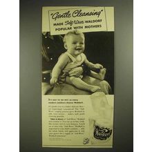 1940 Scott Tissue Waldorf Toilet Paper Ad - Cleansing