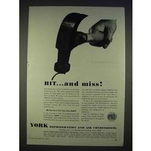 1940 York Refrigeration and Air Conditioning Ad