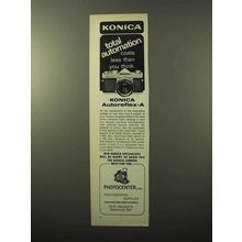 1969 Konica Autoreflex-A Camera Ad - Total Automation
