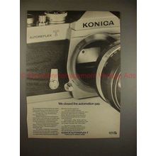 1969 Konica Autoreflex-T Camera Ad - We Closed the Gap!