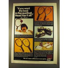 1980 AMF Head Racquetball Ad - Steve Strandemo