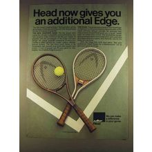 1980 AMF Head Graphite Edge and Edge Tennis Racquets Ad