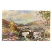 DARTMEET, DARTMOOR, DEVON unused vintage postcard Valentine =