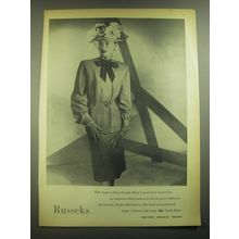 1945 Russeks Miron Molly-Made Suit Advertisement