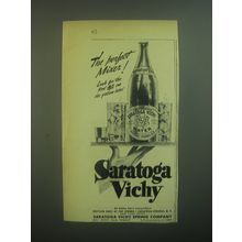 1945 Saratoga Vichy Water Ad - The perfect mixer!