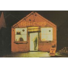 Welsh Fish & Chip Food Shop Chalet Rare 1980s Postcard