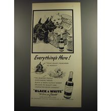 1952 Black & White Scotch Ad - Everything's here!