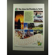 1978 Florida Tourism Ad - The time for Florida is now