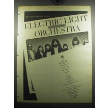 1974 Electric Light Orchestra Album on the Third Day Advertisement - The answer