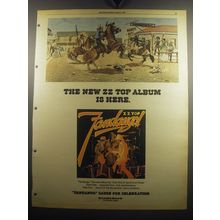 1975 ZZ Top Fandango Album Ad - The new ZZ Top Album is here