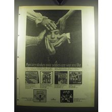 1974 Mercury Records Ad - Rod Stewart Faces Live; Bachman-Turner Overdrive II