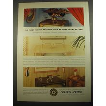 1956 Channel Master Showman Indoor Antenna Advertisement