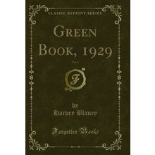 Green Book, 1929, Vol. 6 (Classic Reprint)