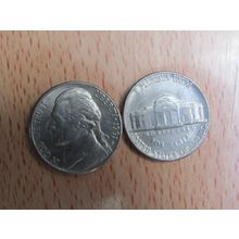 1991p USA 5 Cents Jefferson Nickel Coin