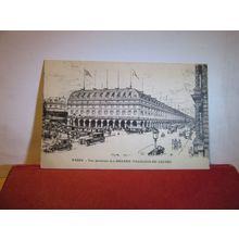 GRANDS MAGASINS DU LOUVRE, PARIS used vintage REMNDER postcard dated 1932 =