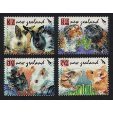 New Zealand Chinese New Year of the Rat Pocket Pets 4v 2008 MNH SG#3020-3023