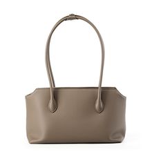 Women Genuine Leather Shoulder Purses and Handbags Grey