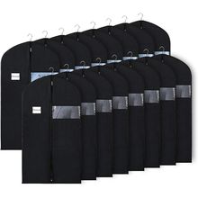 Univivi 16 Pack Suit Bags Garment Bag for Men Storage 40-Inch Clothes Cover with