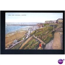 Yorkshire WHITBY Spa Postcard by Valentine (96664)