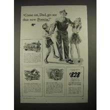 1940 Pontiac Car Ad - Come On, Dad, Go See