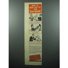 1947 Dentyne Gum Ad - Keep Out of the Dog-House