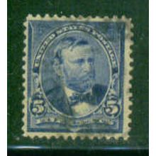 Used 281 5c Ulysses S. Grant Fine M04796