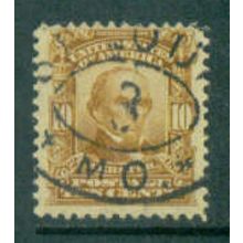 Used 307 10c Daniel Webster Average Plus M05925