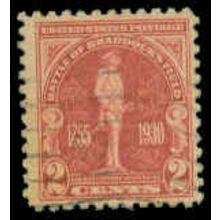 Used 688 2c Battle of Braddock Fine M07157