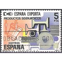 España 1980 Michel 2455 O Cote (2008) 0.20 Euro Export industrie sidérurgique