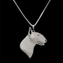 New Women’s Bull Terrier Silver Plated Fashion Necklace