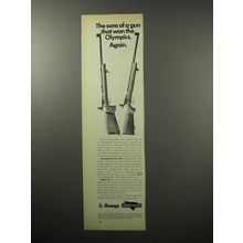 1970 Savage / Anschutz 64 and Mark 10 Rifle Ad