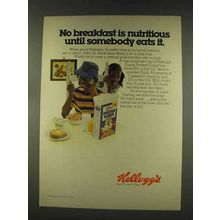 1977 Kellogg's Frosted Flakes Ad - Nutritious