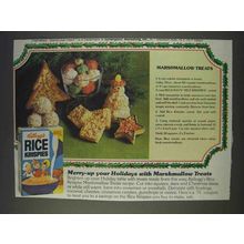 1977 Kellogg's Rice Krispies Ad - Marshmallow Treats
