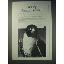 1989 National Wildlife Federation Ad - Back by popular demand