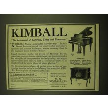 1924 Kimball Style 29 Piano and Model M Phonograph Ad - Kimball The instrument