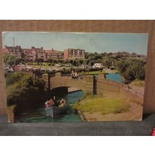 THE WATERWAY, SKEGNESS, LINCOLNSHIRE .. used postcard Colourmaster 1971 pm =