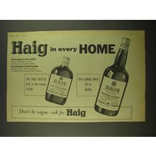 1967 Haig Scotch Ad - Haig in every home