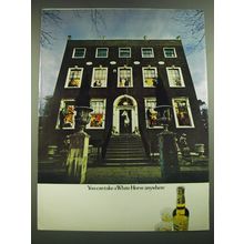 1968 White Horse Scotch Ad - You can take anywhere