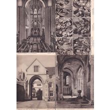 Norwich Cathedral Eppingham Gate Wall Mural 4x Old Postcard s