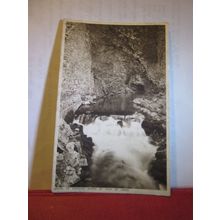 RISING OF WATER AT FOOT OF CAVES, CHEDDAR, unused postcard by W. Gough =