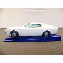 Funmate White Mach 1 Mustang w/ Launcher Ramp